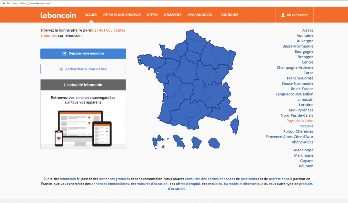 Site leboncoin.fr