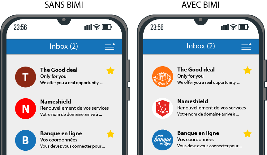 BIMI et VMC : affichez votre logo avec les emails