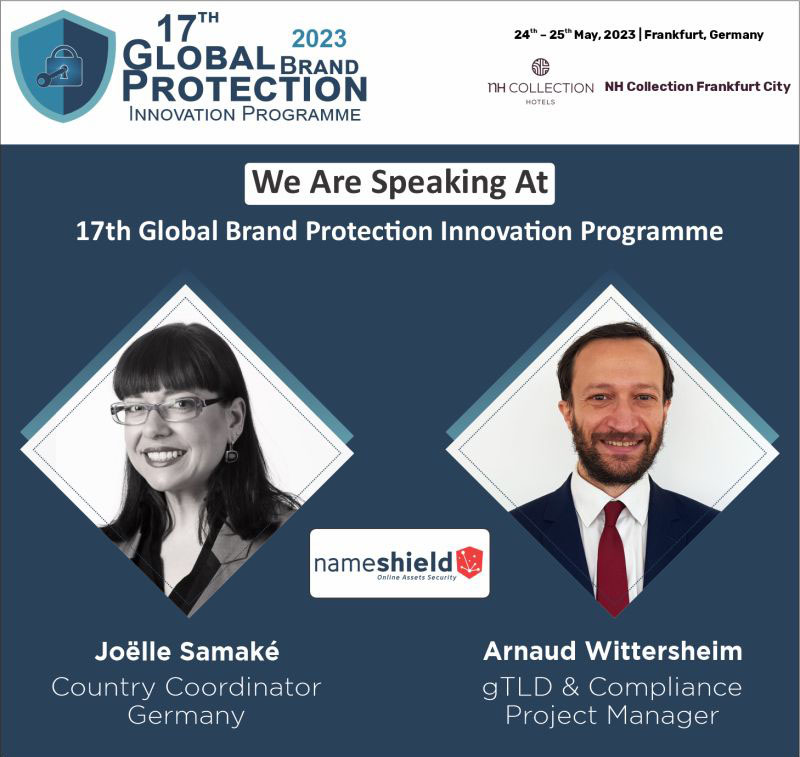 Nameshield sera présent au 17ème Global Brand Protection Innovation Programme à Francfort