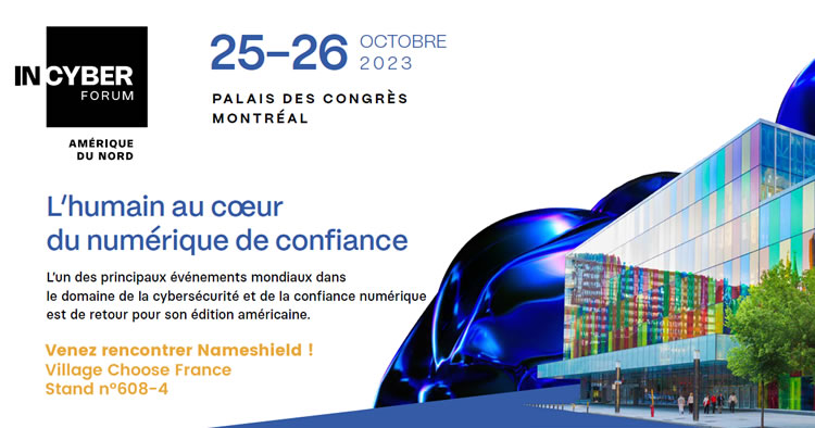 Nameshield sera présent au FIC Amérique du Nord - Les 25 et 26 octobre 2023 à Montréal
