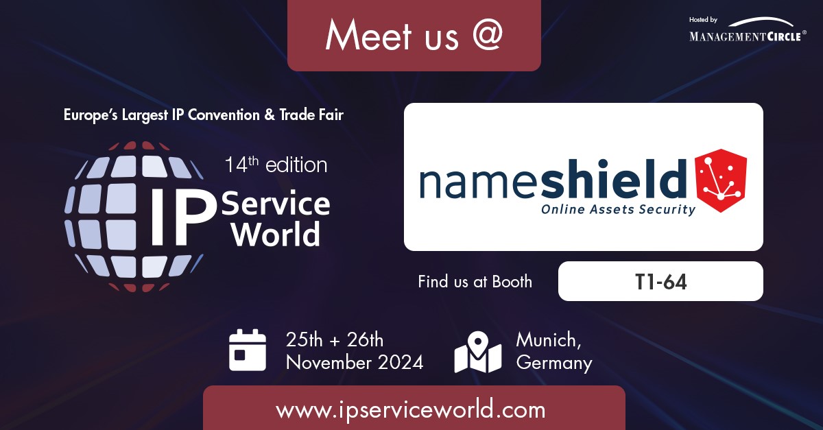 Nameshield sera présent à IP-Service World – Les 25 et 26 novembre 2024 à Munich