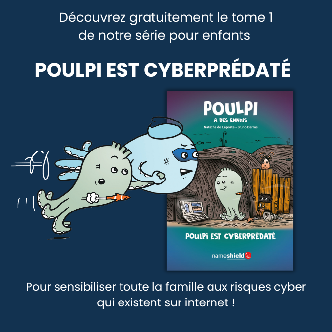 Découvrez gratuitement le tome 1 de notre série pour enfants : Poulpi est cyberprédaté