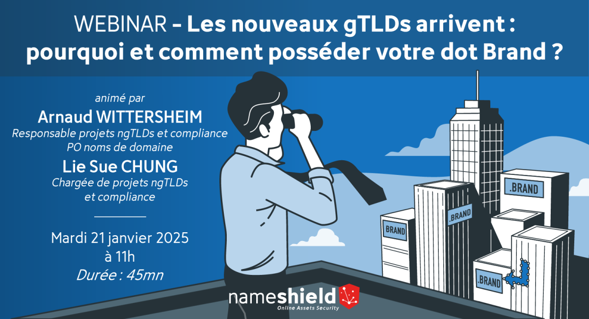 [WEBINAR] Les nouveaux gTLDs arrivent : pourquoi et comment posséder votre dot Brand ? – Le 21/01 à 11h