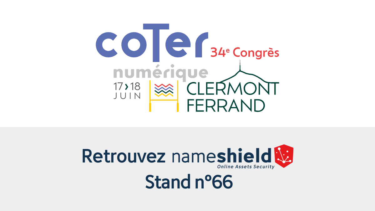 Nameshield sera présent au Congrès du coTer numérique - Les 17 et 18 juin 2025 à Clermont-Ferrand