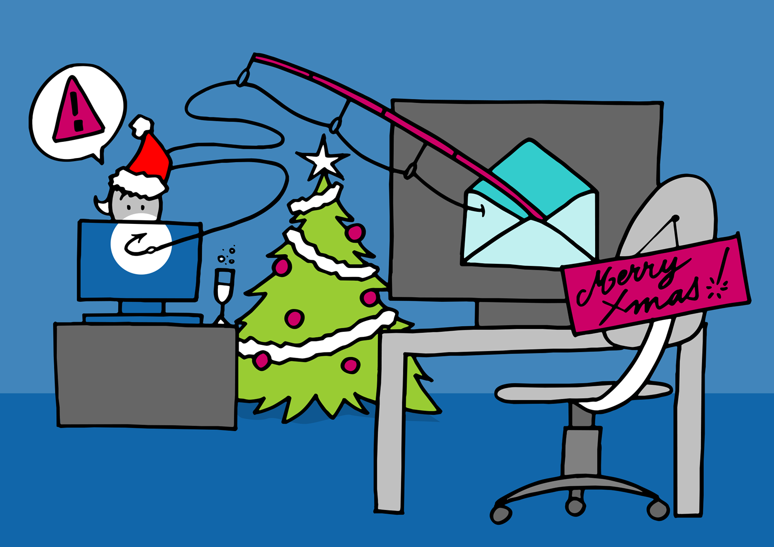 Phishing, slamming and other fraudulent e-mails: stay alert during the end-of-year holidays!